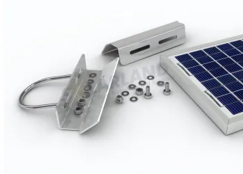 3 - 5w Off Grid Solar Panel Mounting Kits With Brackets And Hardware Slb-0111 Slb-0102