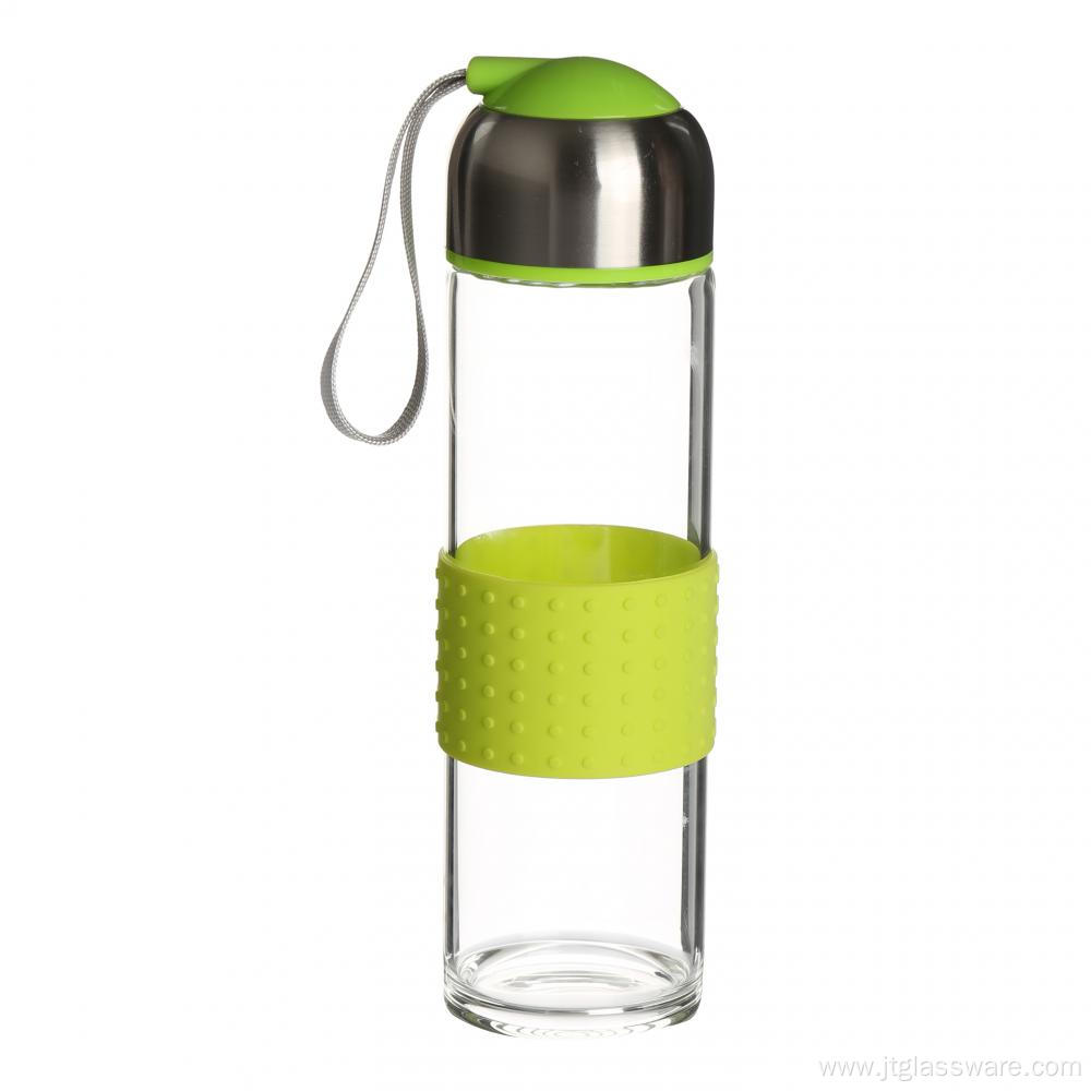 Sport Drinking Glass Water Bottle