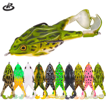 Rubber Soft Swimbait with Weedless Hooks: The Ultimate Fishing Frog Lure