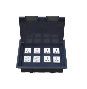 iGERCN Plastic Floor Power Outlet Distribution Box with 8 Gang Universal Socket ITD-628AS: Enhancing Your Space with Versatile Electrical Solutions
