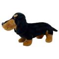 Schwarzer Wursthund ausgestopftes Haustier -Souvenir -Spielzeug