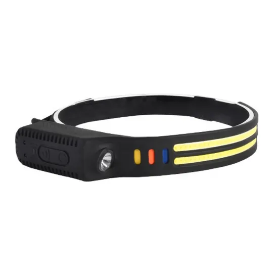 Rechargeable COB Headlamp: Long-Range Brightness & All Perspectives Induction