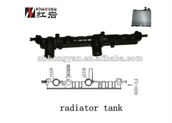 Auto radiator plastic tank for car MAREA