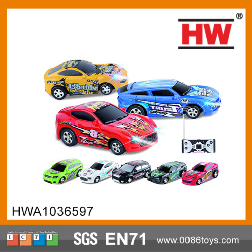 New Design 7CM Mini High Speed Rc Car 8 Shapes Mixed