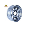 Silver Steel 15x6 5 Hole Trailer Steel Wheel