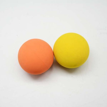 63mm/60mm/57mm Low Bounce Rubber Ball with Customized Logo for Magic Game Colorful Hollow Rubber Ball
