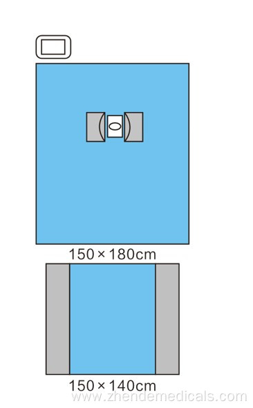 Easy For Use Ophthalmic Set Surgical Drapes