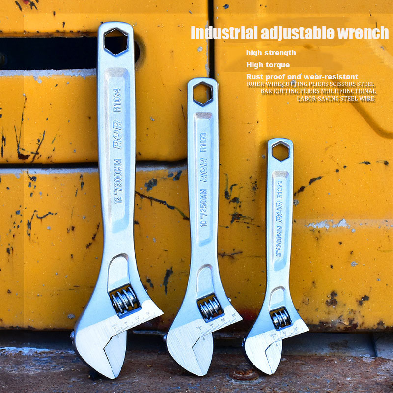 2023 new manual service tool Adjustable spanner open end adjustable wrench