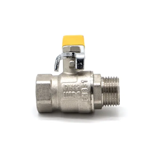 brass gas 1/2 inch female male threaded copper brass forged brass gas ball valve for home kitchen