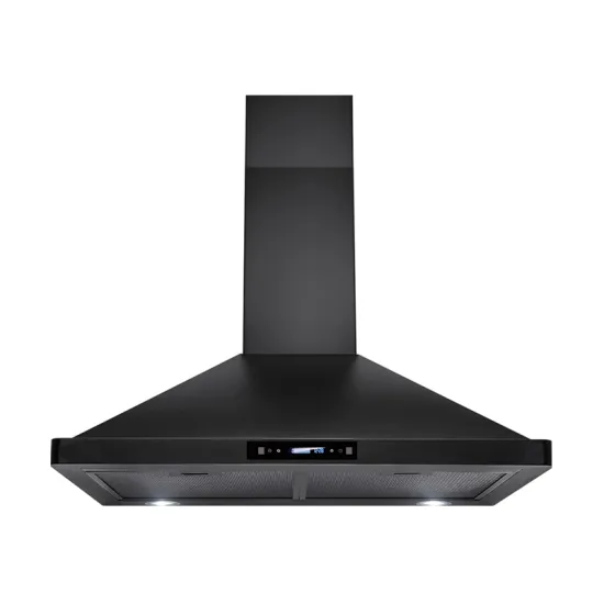 Island Fan Downdraft Cooker Hood with LED Light and Heat Extractor