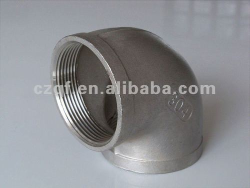 Stainless steel 90 degree elbow pipe fitting