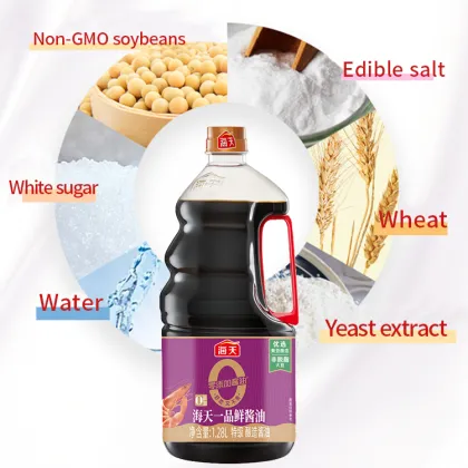 HADAY Non-GMO Seasoned Soy Sauce - Premium Fermented Brewed Light Soy Bean Sauce