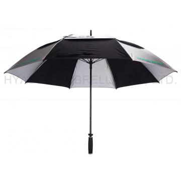 Black and white golf umbrella