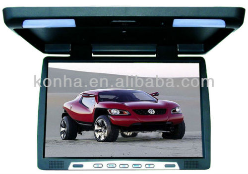 15.6" Car flip down monitor with IR,VGA,TV tuner