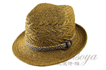 2015 Fashion hat Handmade straw hat unisex hat beach hat