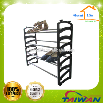 2 Tier chrome shoe storage /shoe organizer / plastic shoe rack