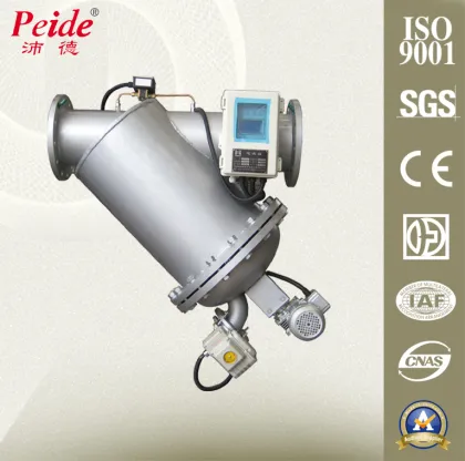 Automatic sucking backwash filter