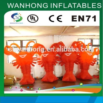 Newest design inflatable lobster cartoon characters on sale