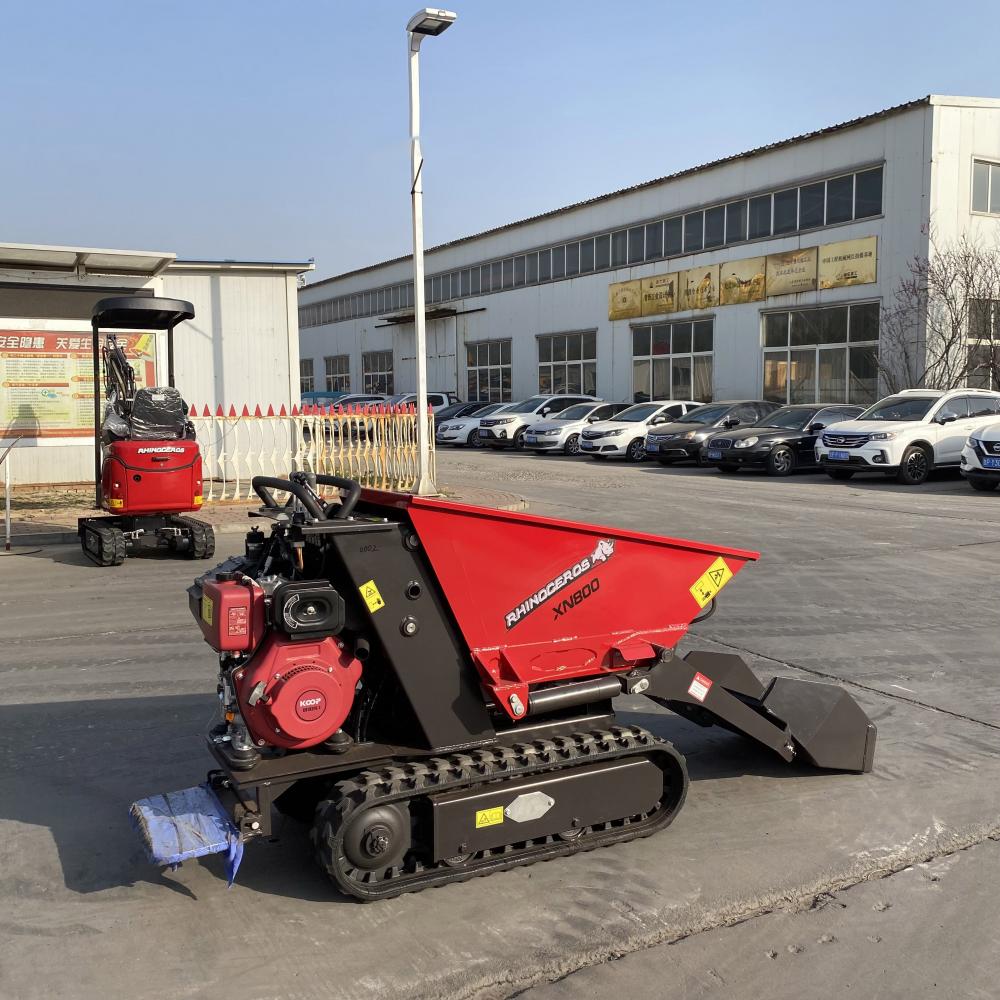 XN800 earth-moving machinery Crawler Mini Dumper Hydraulic skid steer Trucks For Sale