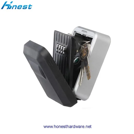 Wall-Mounted Aluminum Alloy 4-Digit Combination Lock Box: Your Reliable Key Safe Solution