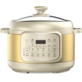 5L Electric Cooker 3.5L dual-hat cooker good quality kitchen electric multi pressure cooker Hot pot Steamer white Manufactory