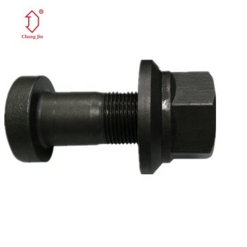 Black Wheel Studs for MAN Heavy Truck Trailers