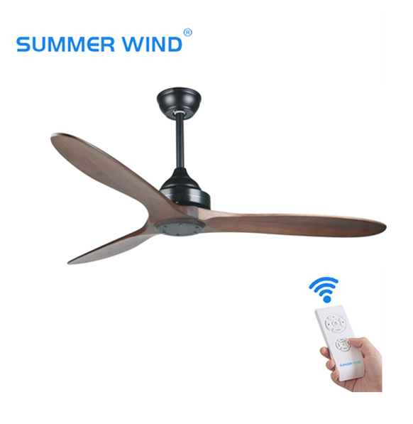 Shine decorative modern ceiling fan without light