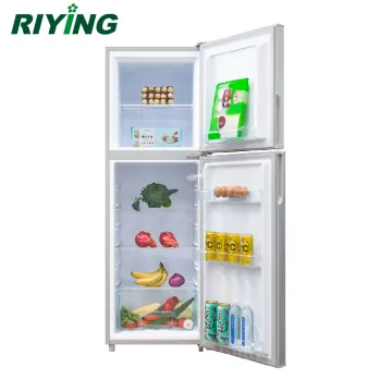 265 Liter Double Door & Top Freezer Stainless Steel Household Refrigerator: BCD-265