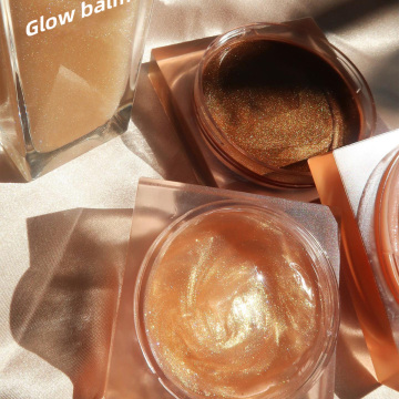 Private Label Vegan High Quality Long-Lasting Moisturizing Lotion with Custom Logo Radiant Finish Body Glitter Highlighter Gel
