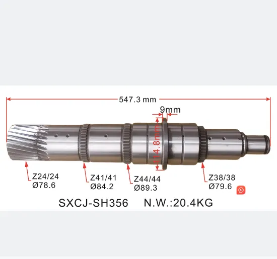 ZF OEM1316-304-132/1316-304-079 Transmission Gear Shaft