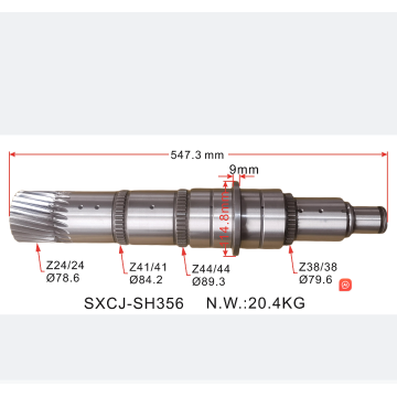 ZF OEM1316-304-132/1316-304-079 Transmission Gear Shaft