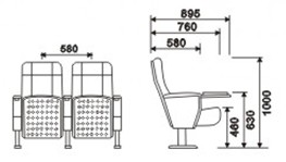 Theater Chair (YA-09A)