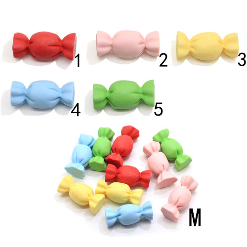 Colorful Resin Candy 3D Decoration Charms Bead Simulation Sweet Food Diy Ornament Art Decor Necklace Jewelry Making