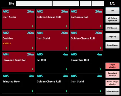 permanent use Restaurant KDS