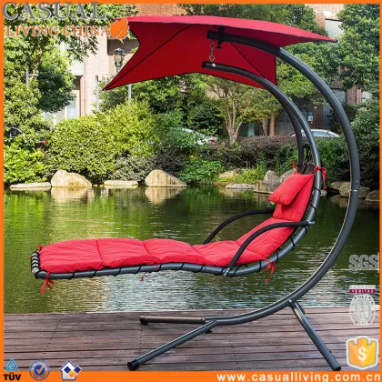 Heavy Duty Hanging Dream Lounger Chair with Arc Stand