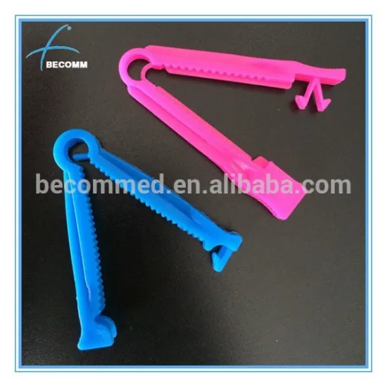Sterile disposable umbilical cord clamp