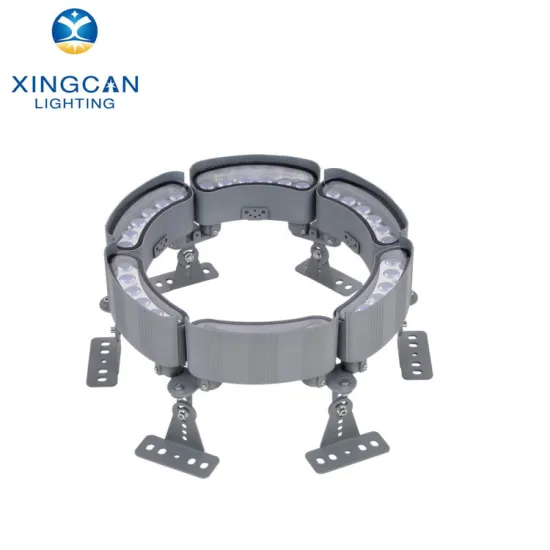 High Quality Aluminum IP65 Outdoor 48W Spotlight Pillar Ring Light 220V 110V 24V RGB Tree Lights