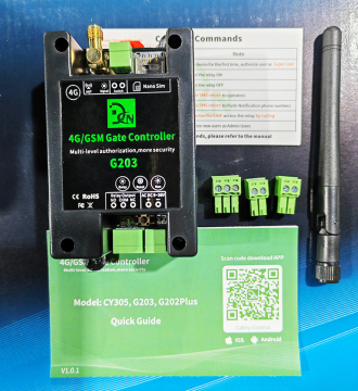New 2024 Wireless SMS GSM Sim Card Remote Control Power Switch Relay G203 4G Version: Unique Arrivals Now Available