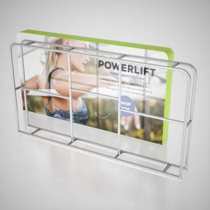 3D Collapsible Aluminum Tube Exhibits: Step and Repeat Banners, Trade Show Displays & Wall Boxes