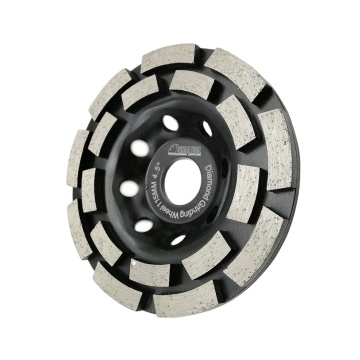 Sintered Diamond Double Row Grinding Cup Wheel for Concrete and Stones