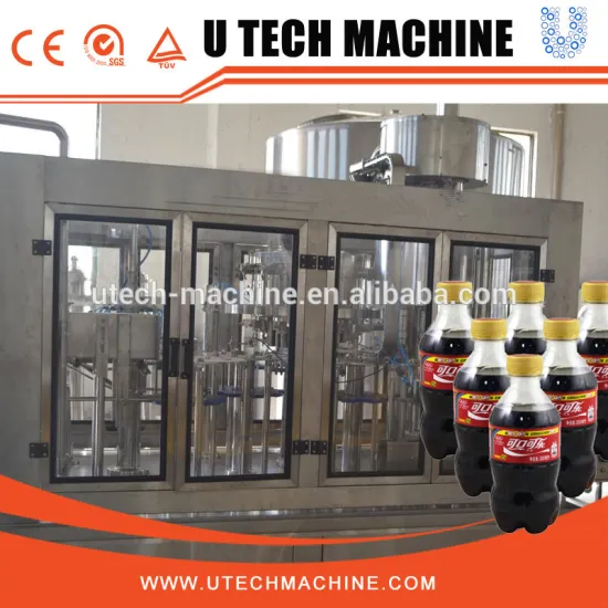 Top Rated Gas cola can carbonated drink filling production line with low temperature filler
