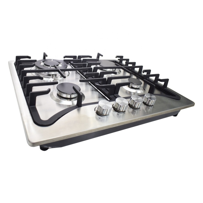 600mm 4 Burners  201# Stainless Steel Built-in Gas Cooktop Kitchen Cooker Hob LGP Portable Gas Stove