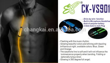 3.5mm Illuminated Audio Line(Male to male connector) for iPhone iPad