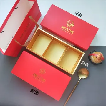 Moon Cakes Packaging Paper Folding Drawer Food Box