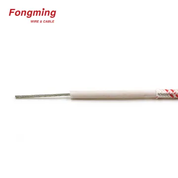 300V UL3122 fiberglass braided silicone insulation cable