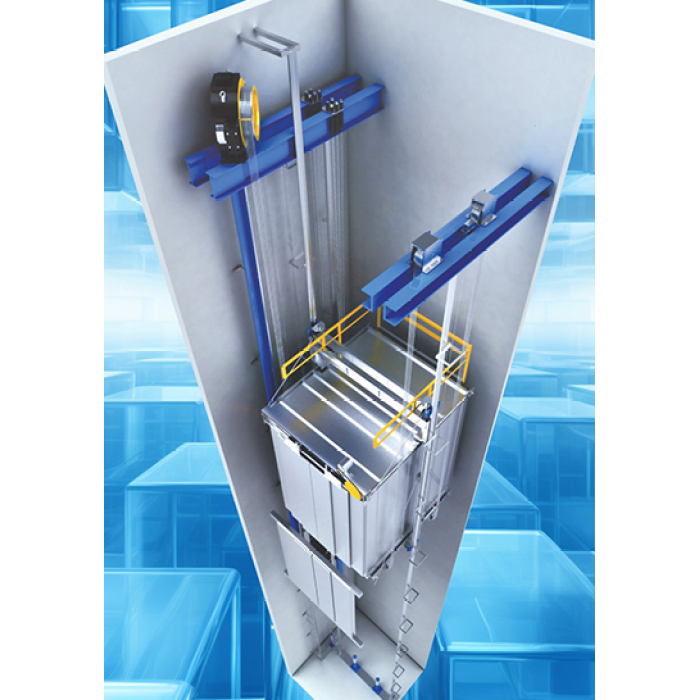 Güteraufzug nicht maschinell Raum