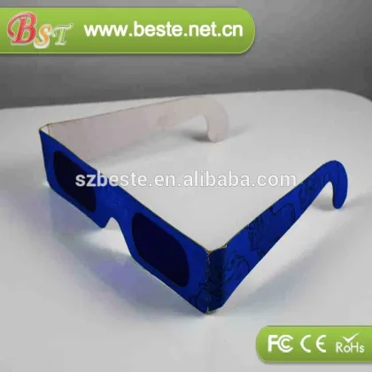 NEW! eco-friendly custom paper decoder 3d glasses