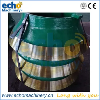 Powerscreen cone crusher spare parts mantle and bowl liner