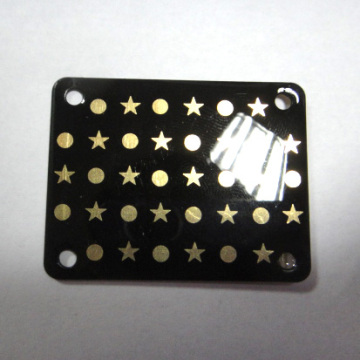 New Design Fashion Electroplating Jeans Metal Badge