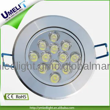12w recess led ceiling light